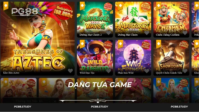 PG88 sở hữu các tựa game nổ hũ độc quyền