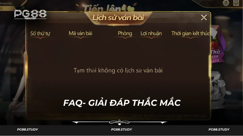 Những câu hỏi PG88 thường gặp về game bài