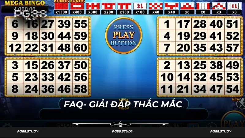 câu hỏi thường gặp xổ số pg88